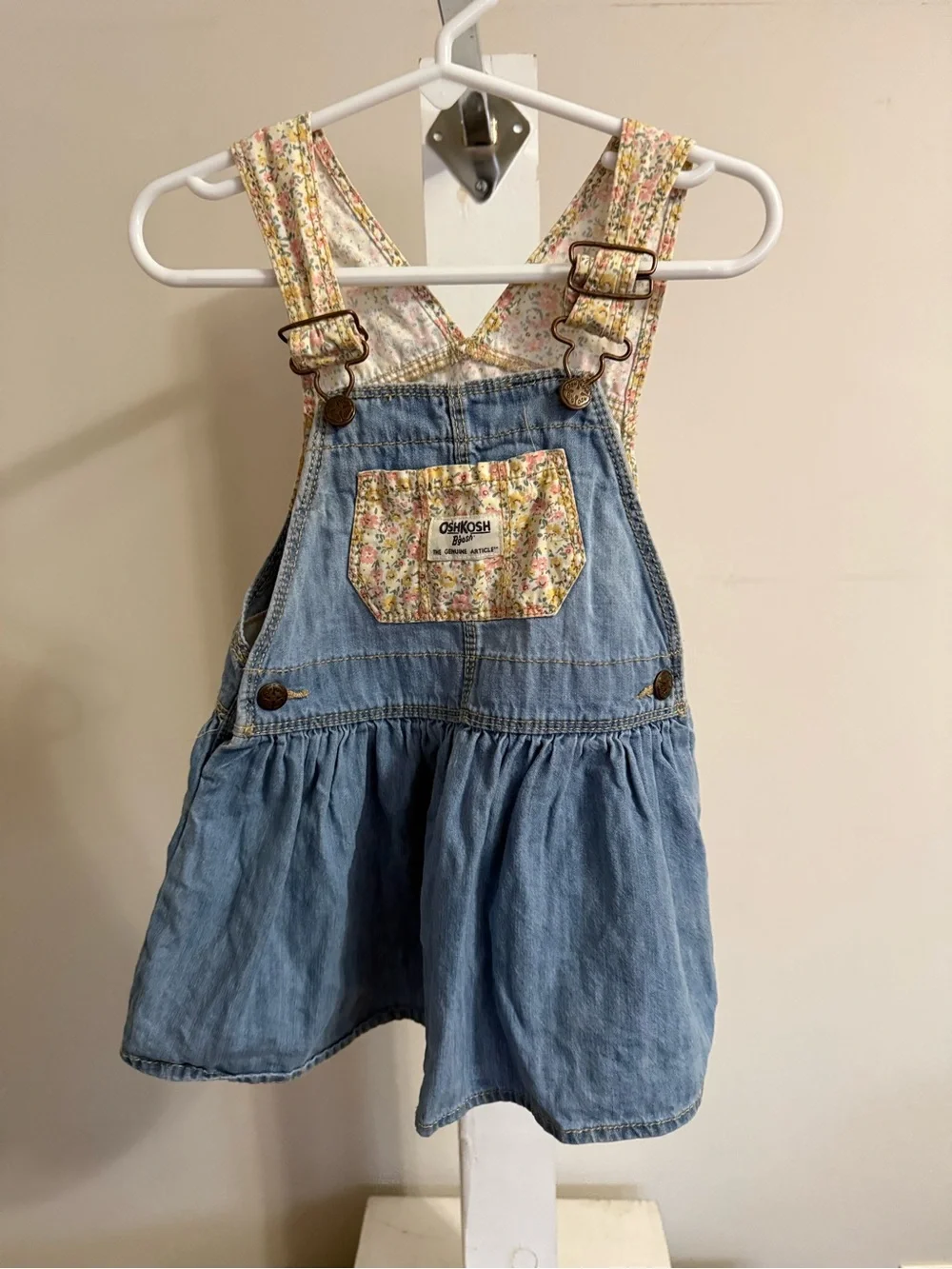 Oshkosh B’Gosh Denim and Floral Jumper